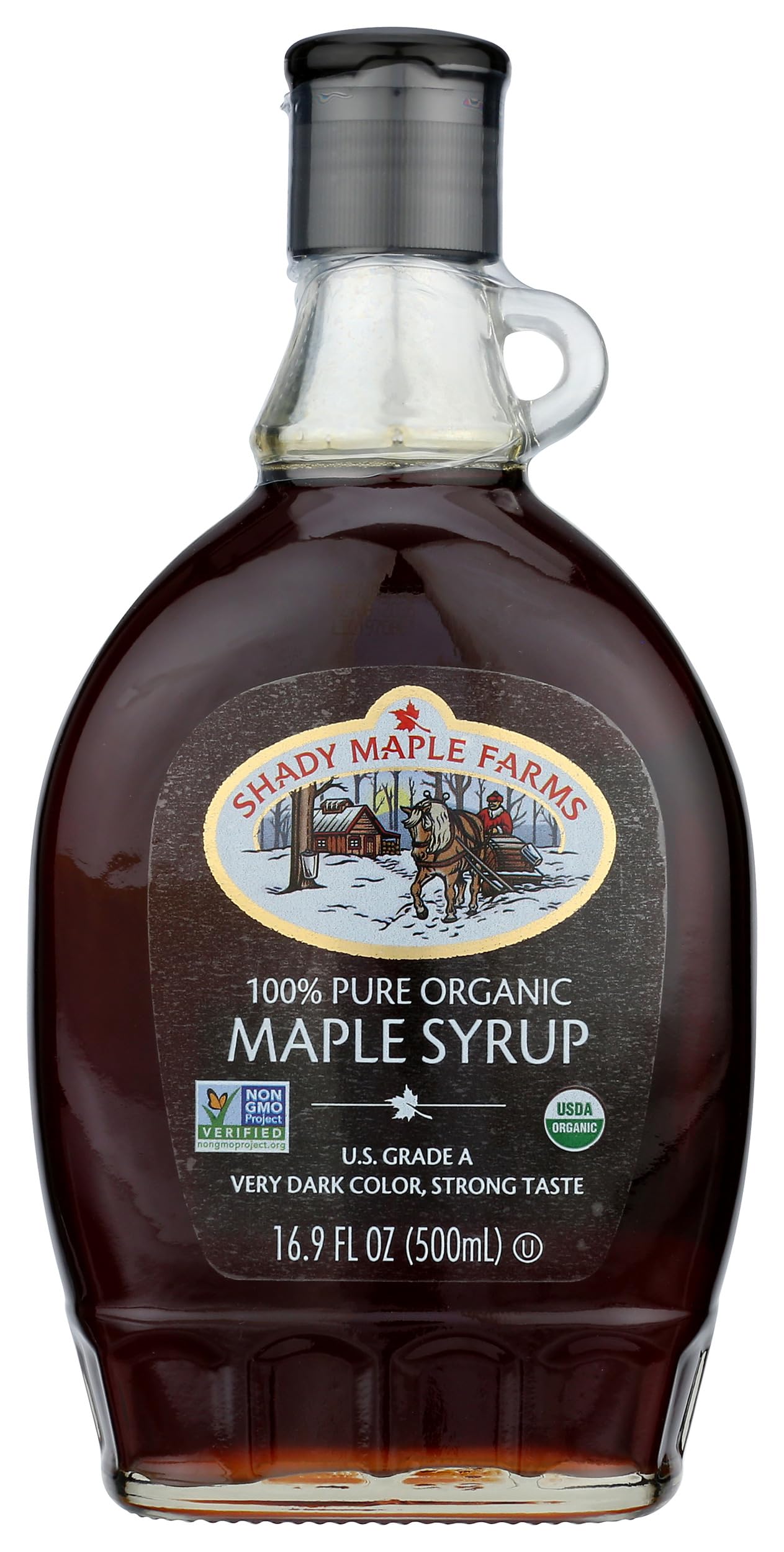 Amazon.com : SHADY MAPLE FARMS Organic Very Dark Maple Syrup, 16.9